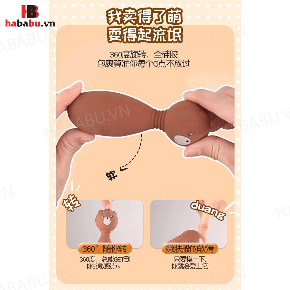 Chày rung Lilo Gấu massage chính hãng