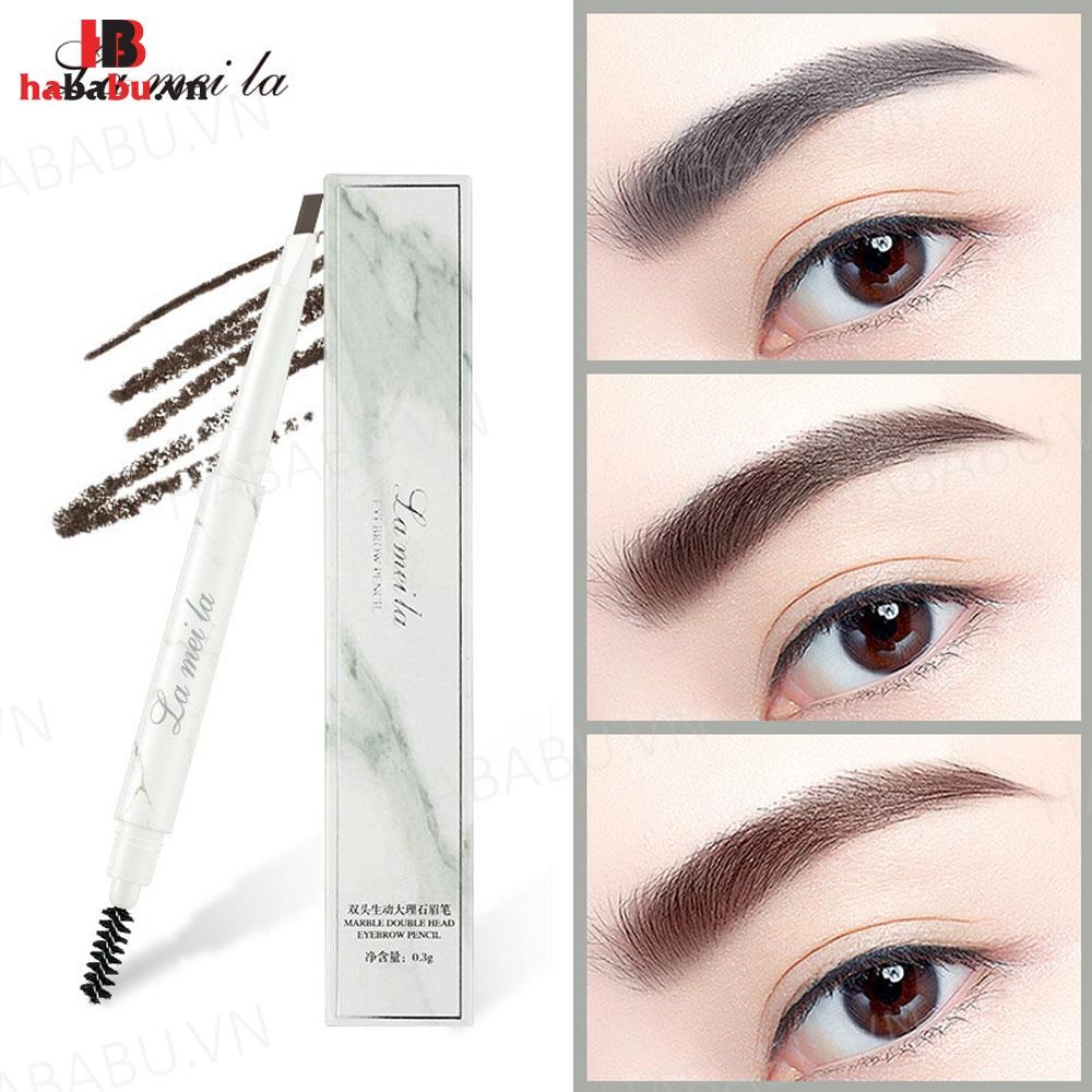 Chì kẻ mày Lameila 2 Đầu Eyebrow Pencil 3gr chính hãng