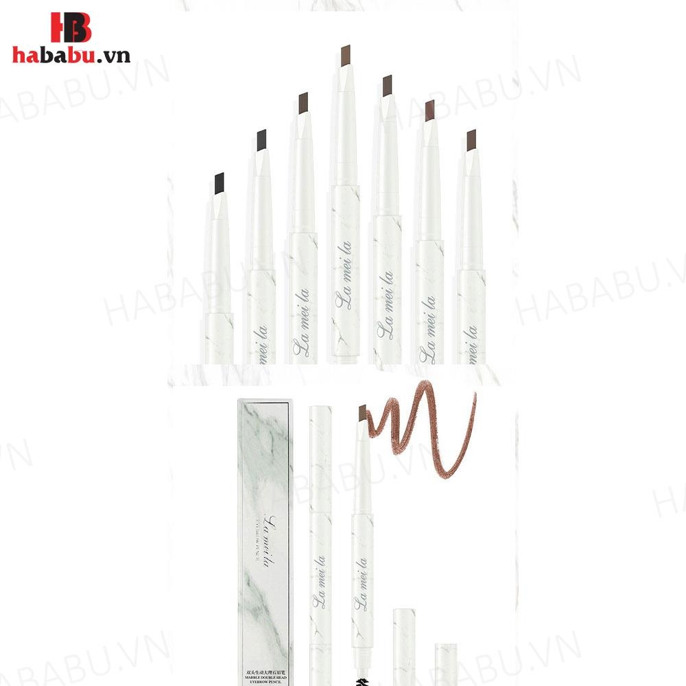 Chì kẻ mày Lameila 2 Đầu Eyebrow Pencil 3gr chính hãng