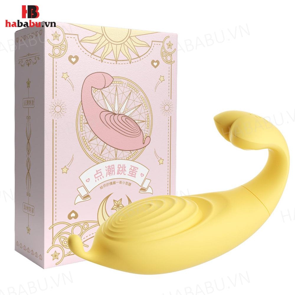Chíp rung MizzZee Cá Voi remote massage chính hãng