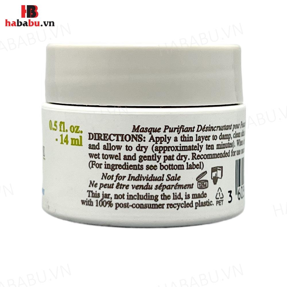 Mặt nạ đất sét Kiehls Rare Earth Deep Pore Cleansing 14ml chính hãng