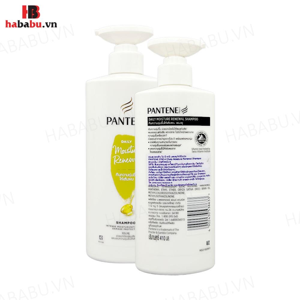 Dầu gội Pantene Daily Moisture Renewal 410ml chính hãng