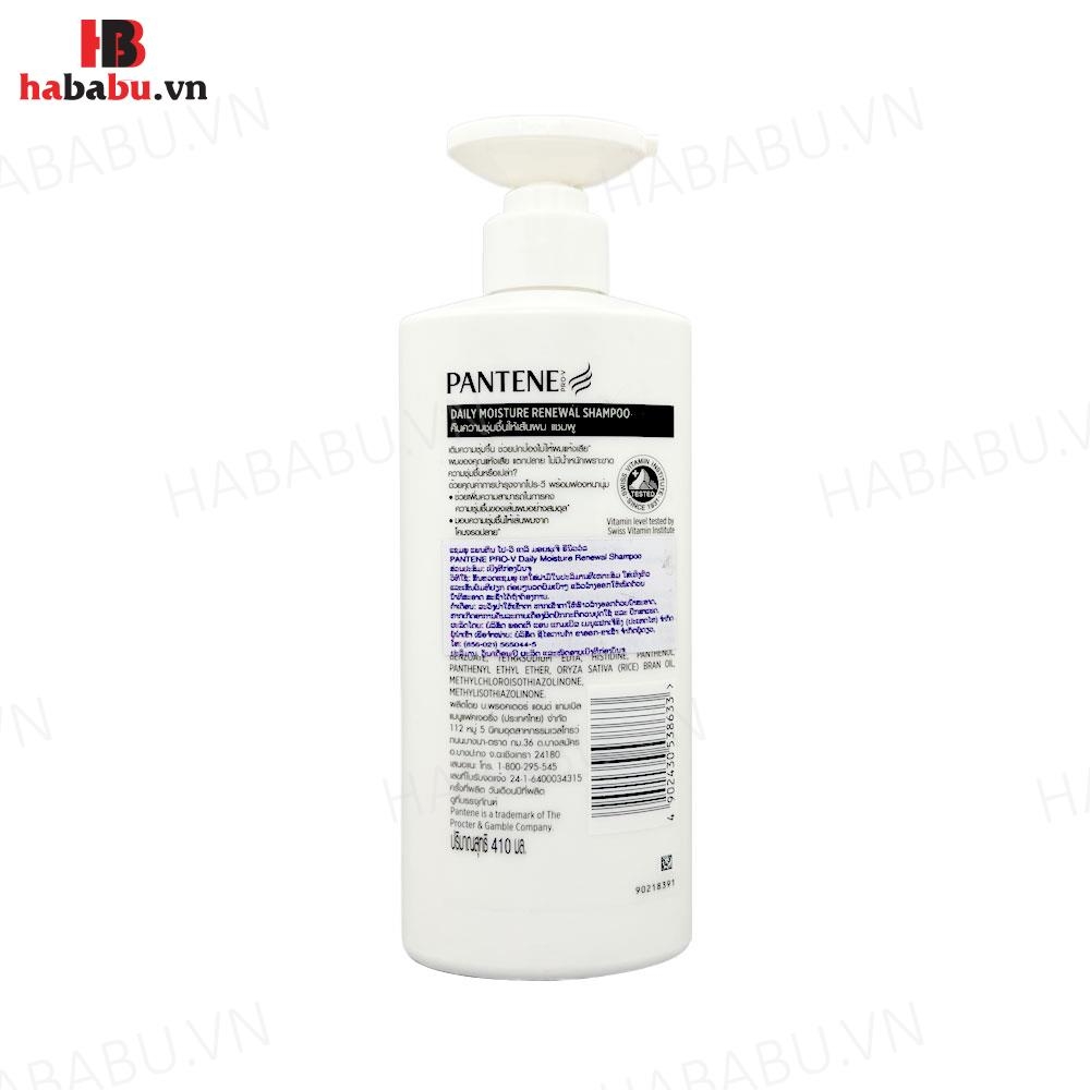 Dầu gội Pantene Daily Moisture Renewal 410ml chính hãng