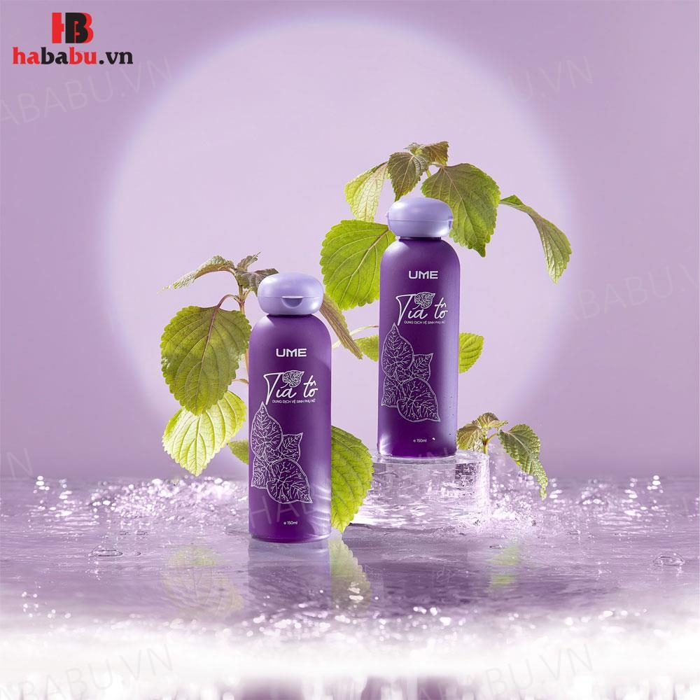 Dung dịch vệ sinh phụ nữ Ume Tía Tô 150ml chính hãng