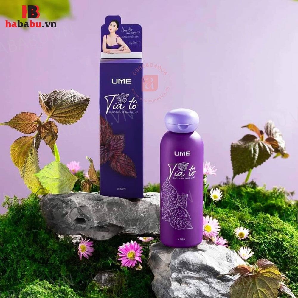 Dung dịch vệ sinh phụ nữ Ume Tía Tô 150ml chính hãng