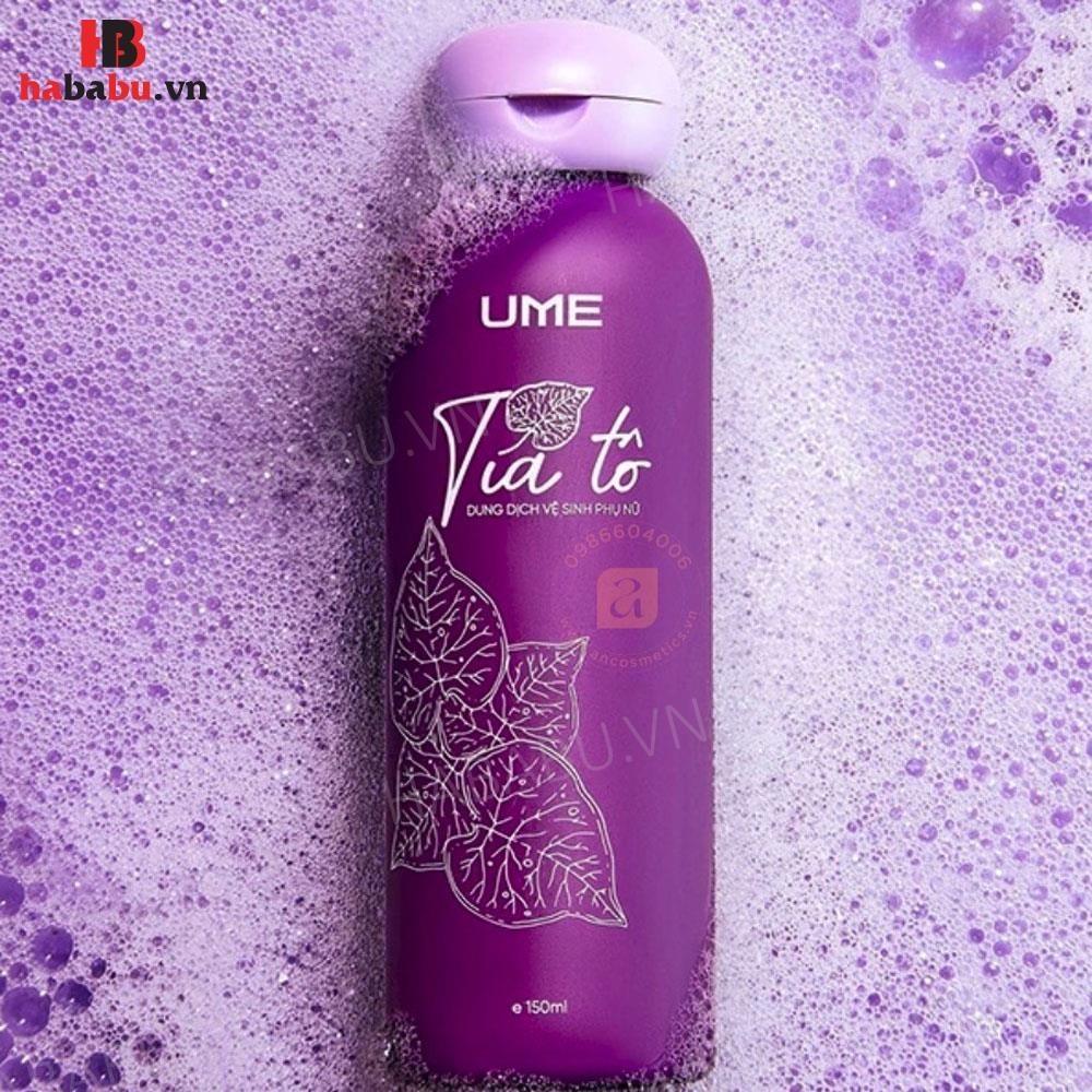 Dung dịch vệ sinh phụ nữ Ume Tía Tô 150ml chính hãng