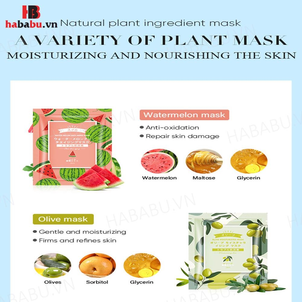 Mặt na dưỡng da trái cây Mooyam set 10 miếng chính hãng