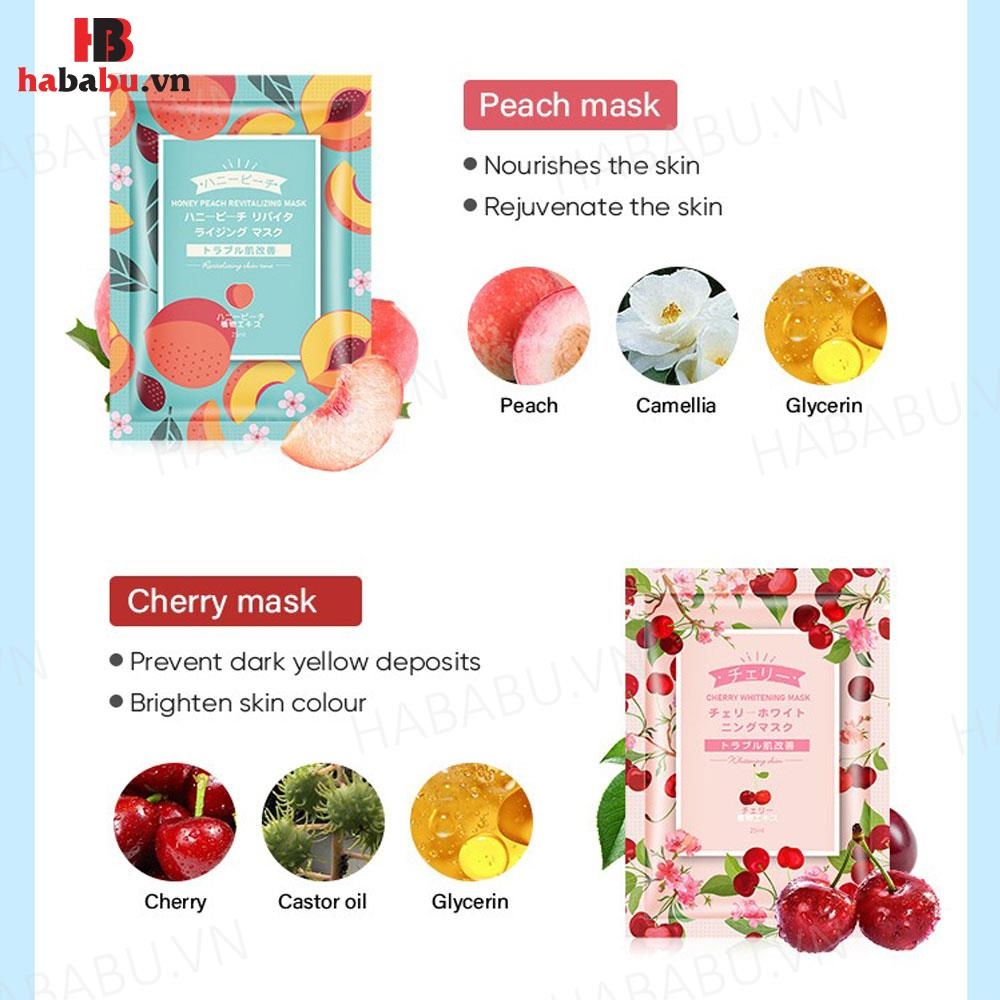 Mặt na dưỡng da trái cây Mooyam set 10 miếng chính hãng