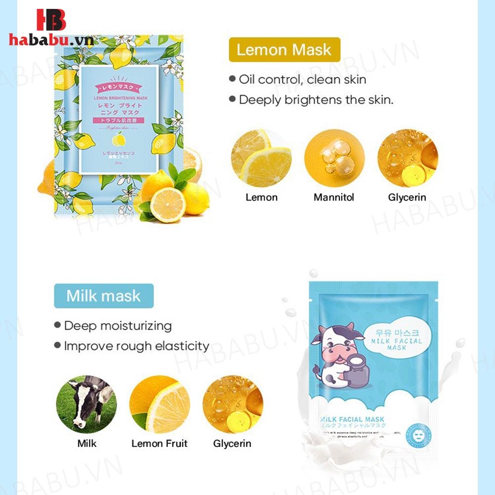 Mặt na dưỡng da trái cây Mooyam set 10 miếng chính hãng