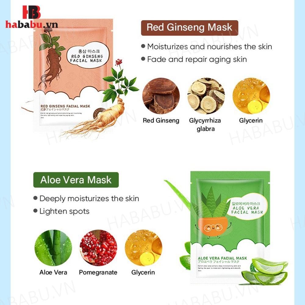 Mặt na dưỡng da trái cây Mooyam set 10 miếng chính hãng