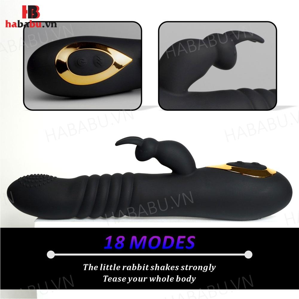 Dương vật giả Boqi Rabbit BQ587 đa năng chính hãng