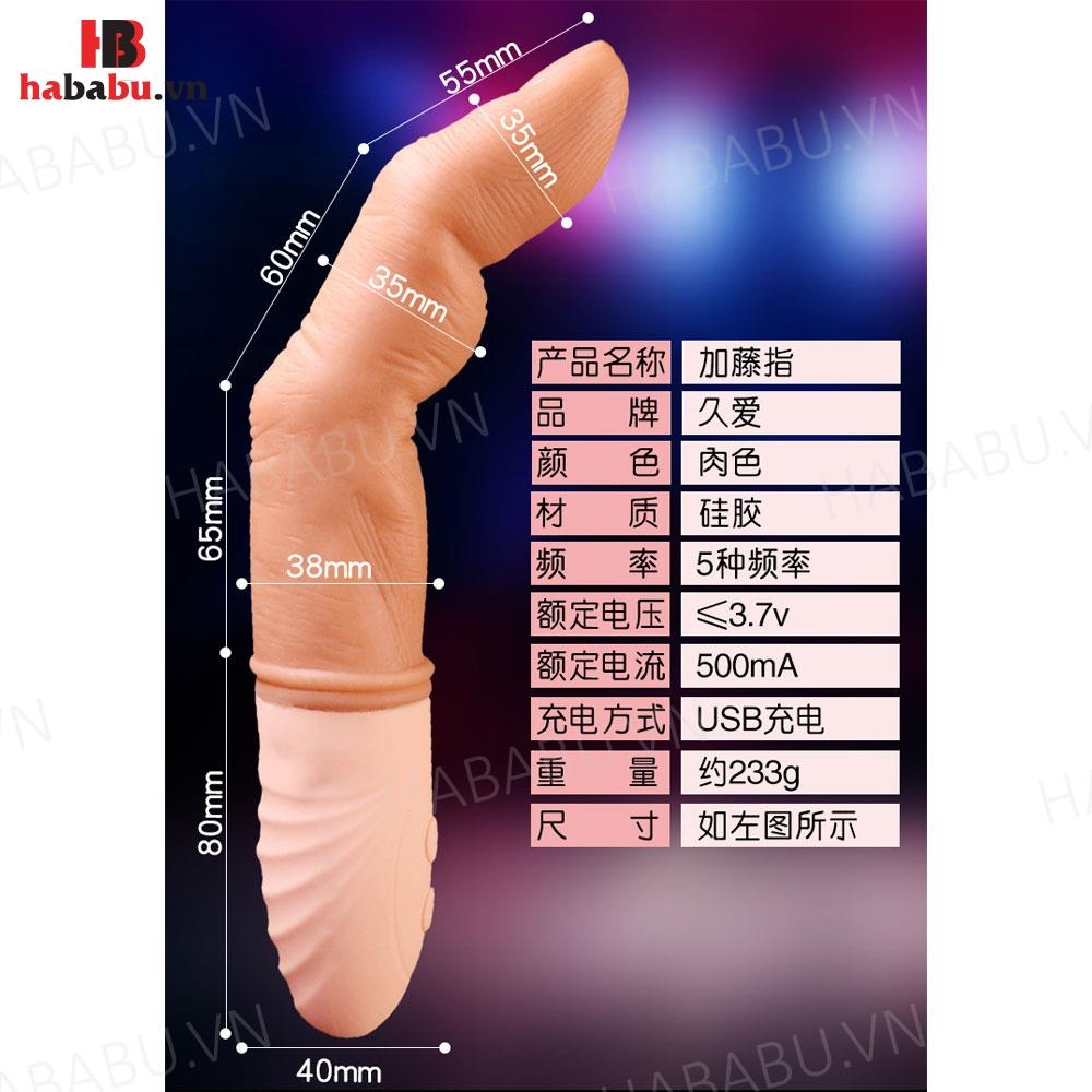 Dương vật giả Jiuai Ngón Tay đa năng chính hãng