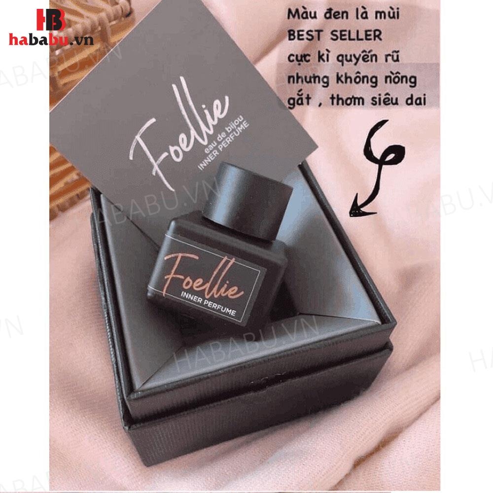 Nước hoa vùng kín Foellie Eau De Bijou Đen 5ml chính hãng
