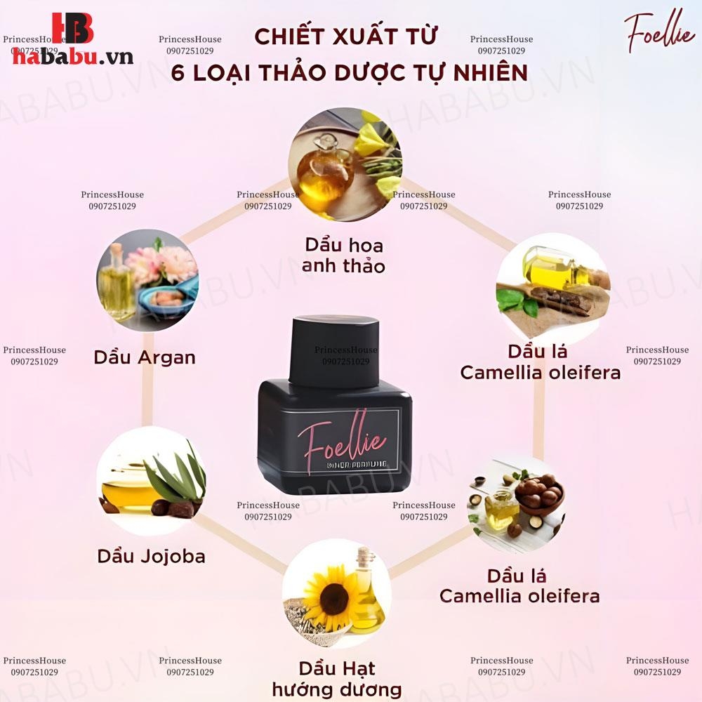Nước hoa vùng kín Foellie Eau De Bijou Đen 5ml chính hãng