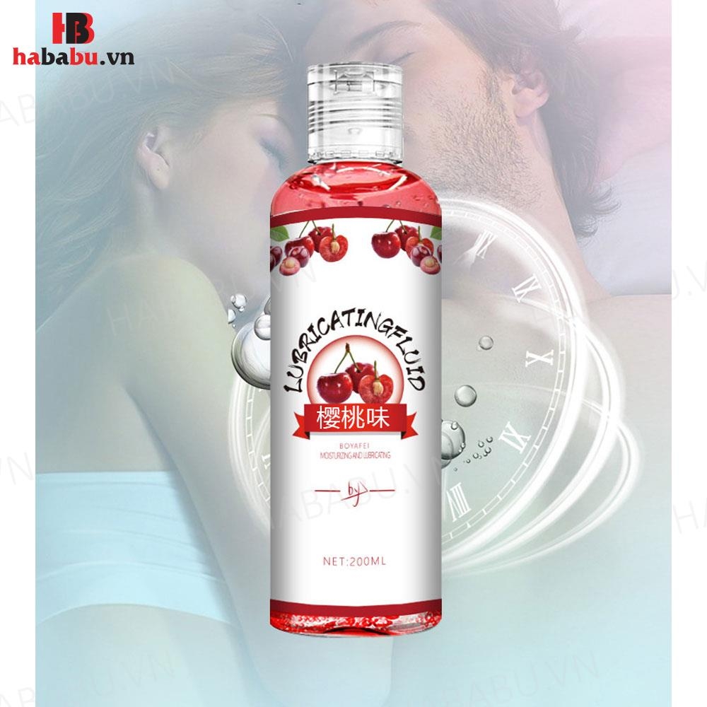 Gel bôi trơn hương cherry Boyafei 200ml chính hãng
