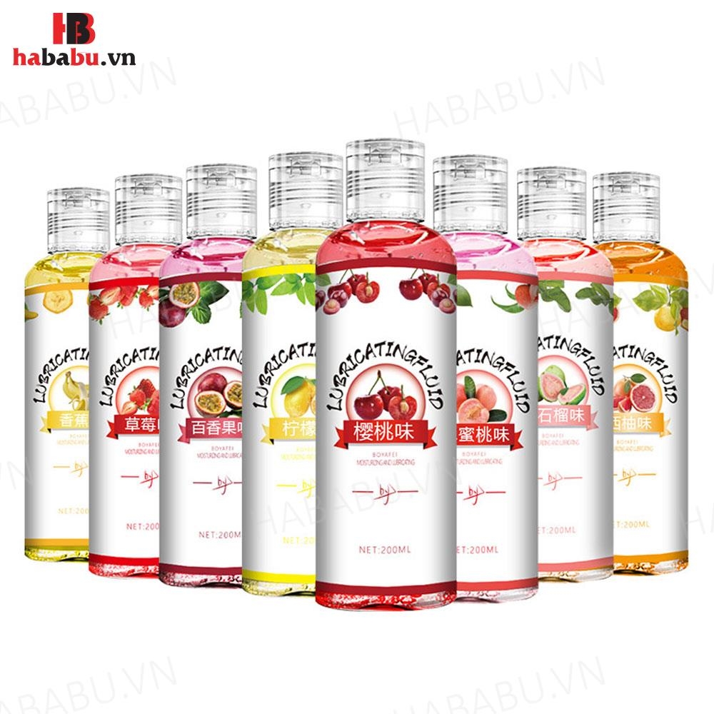 Gel bôi trơn hương đào Boyafei 200ml chính hãng