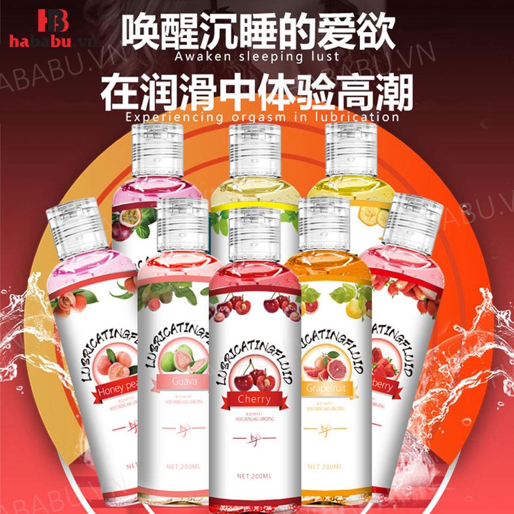 Gel bôi trơn hương đào Boyafei 200ml chính hãng