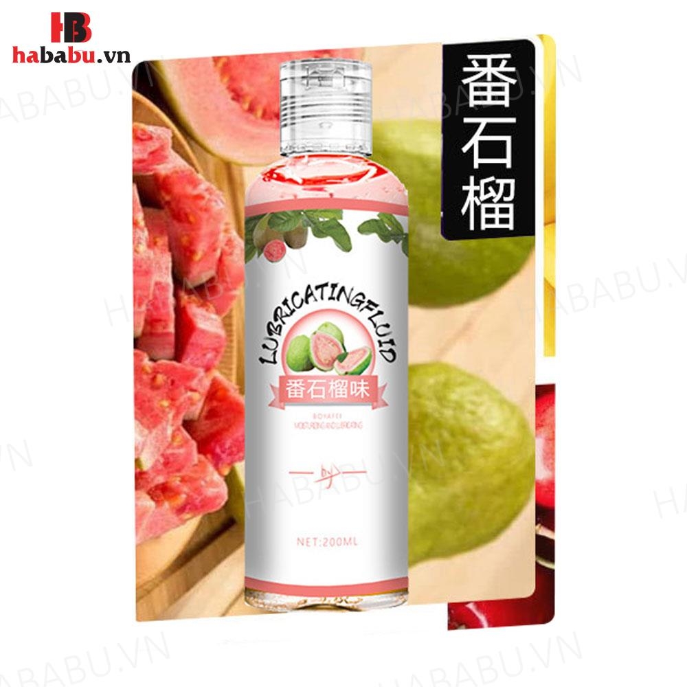 Gel bôi trơn hương ổi hồng Boyafei 200ml chính hãng