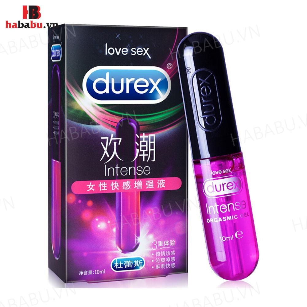 Gel bôi trơn tăng khoái cảm Durex Climax 10ml chính hãng