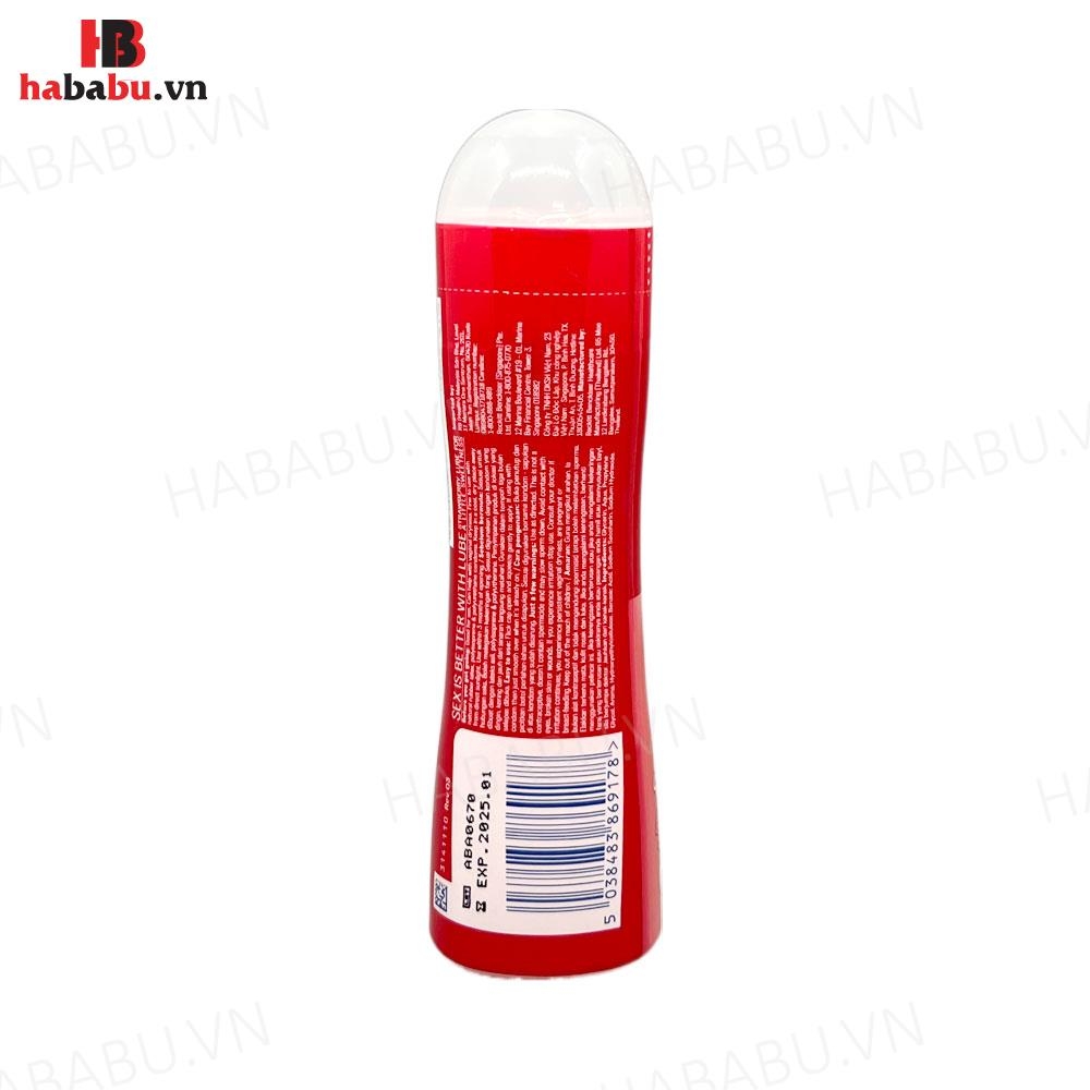 Gel bôi trơn hương dâu Durex Strawberry chai 100ml chính hãng