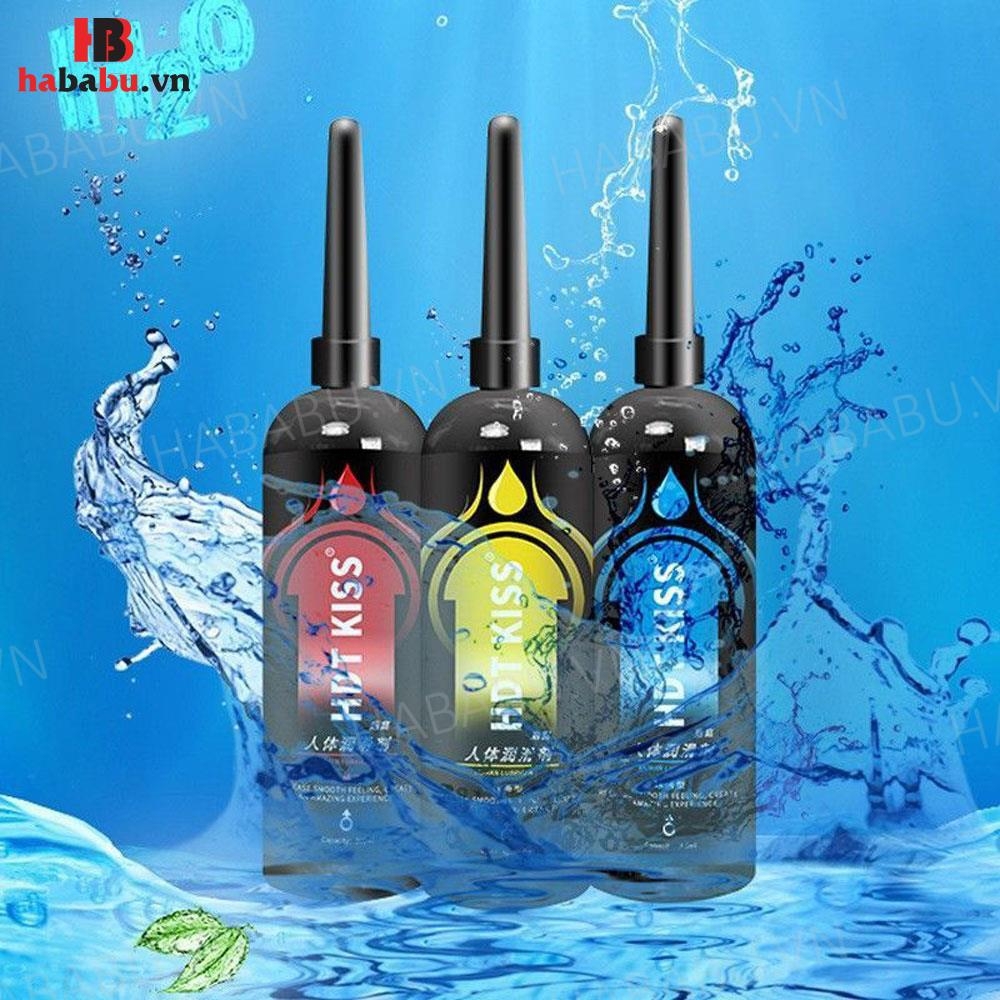 Gel bôi trơn hậu môn HDT Kiss đỏ ấm nóng 200ml chính hãng