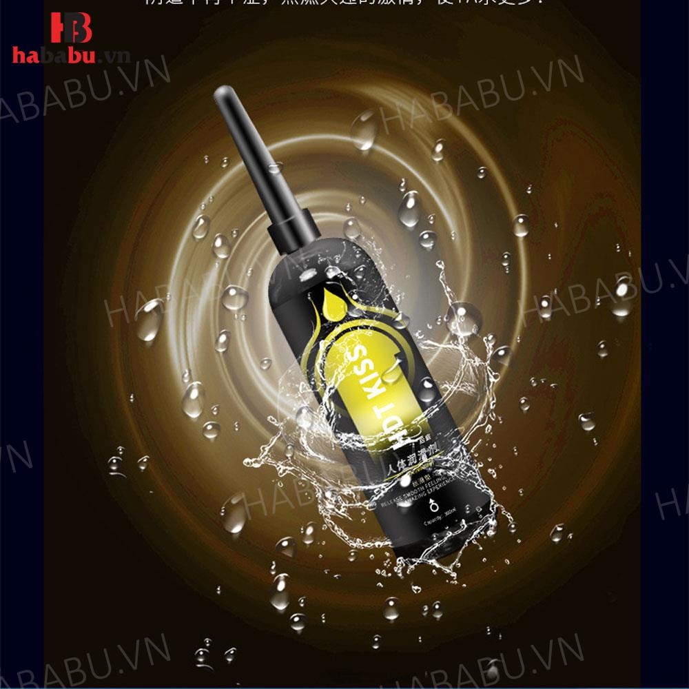 Gel bôi trơn hậu môn HDT Kiss vàng siêu mượt 200ml chính hãng
