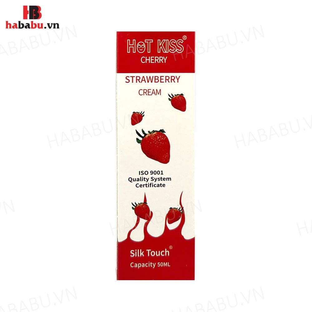 Gel bôi trơn hương dâu Hot Kiss Strawberry 50ml chính hãng
