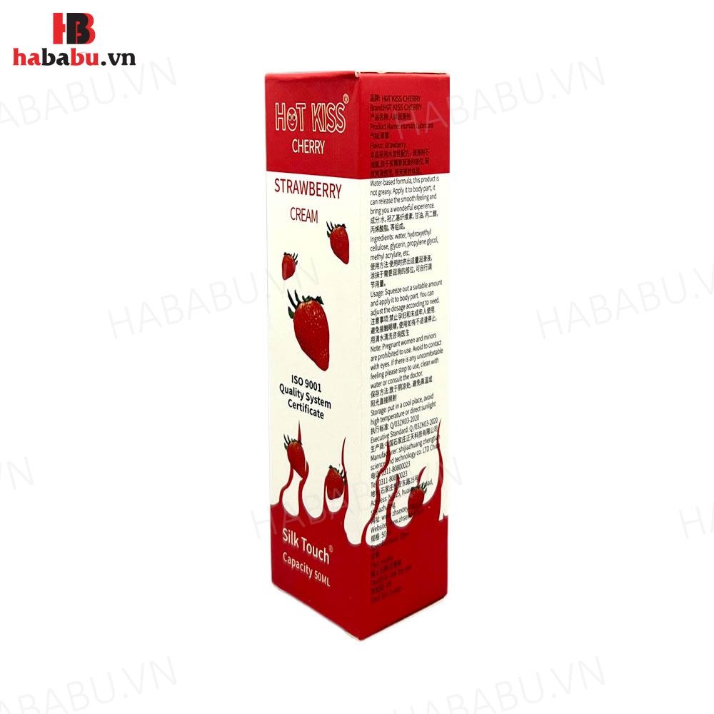 Gel bôi trơn hương dâu Hot Kiss Strawberry 50ml chính hãng