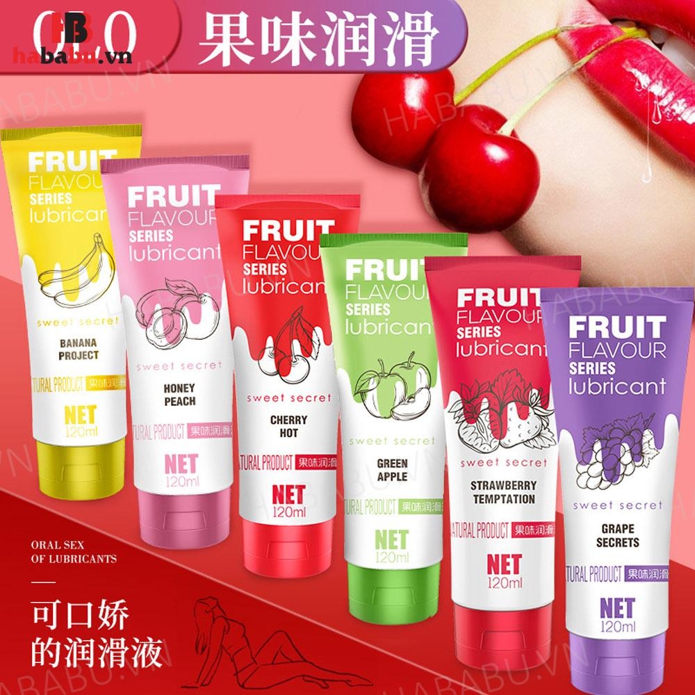 Gel bôi trơn Olo Sweet Secret Fruit Flavour hương chuối 120ml chính hãng