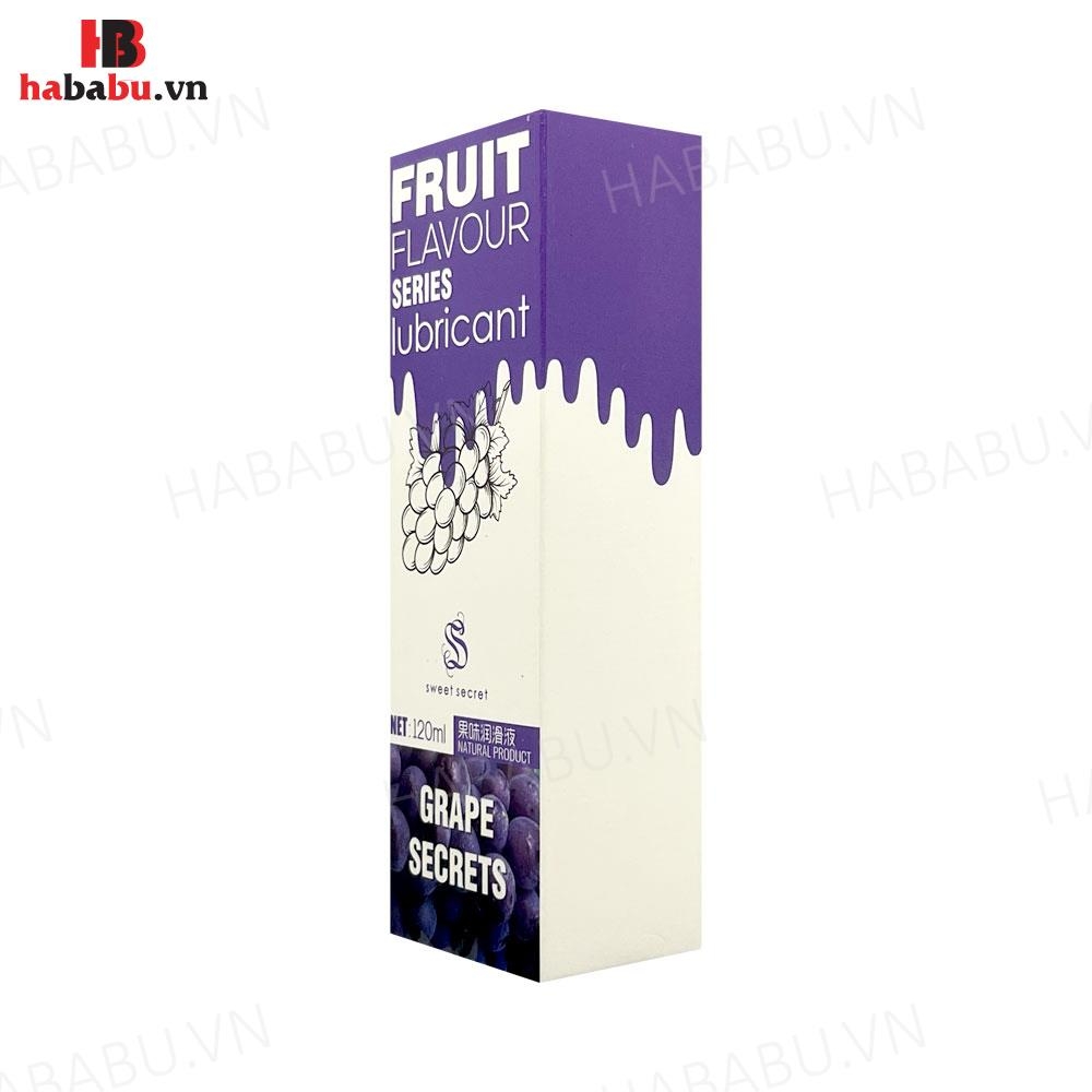 Gel bôi trơn Olo Sweet Secret Fruit Flavour hương nho 120ml chính hãng