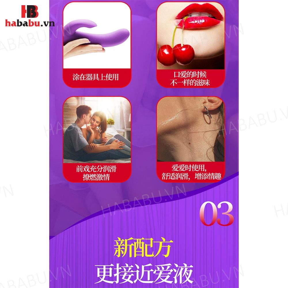 Gel bôi trơn Olo Sweet Secret Fruit Flavour hương dâu 120ml chính hãng