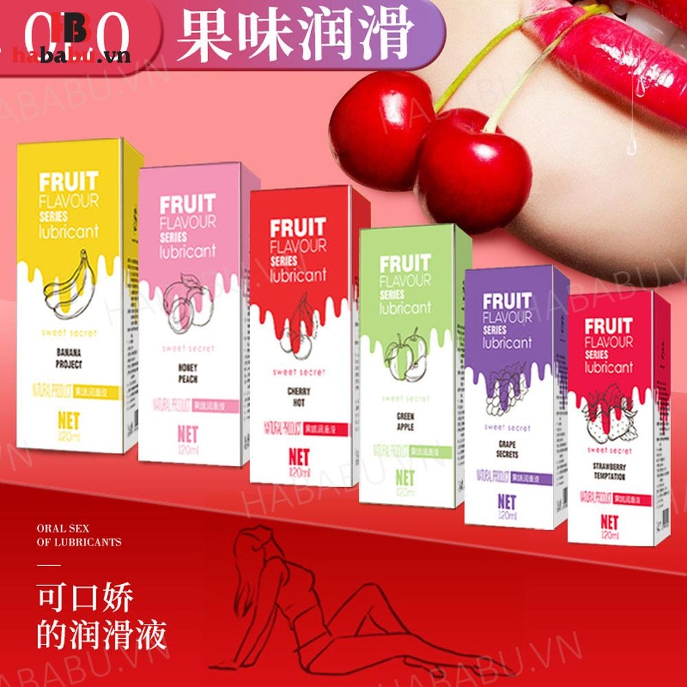 Gel bôi trơn Olo Sweet Secret Fruit Flavour hương dâu 120ml chính hãng