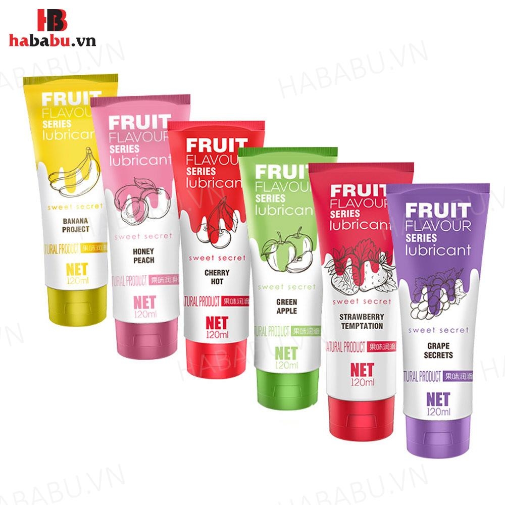 Gel bôi trơn Olo Sweet Secret Fruit Flavour hương dâu 120ml chính hãng