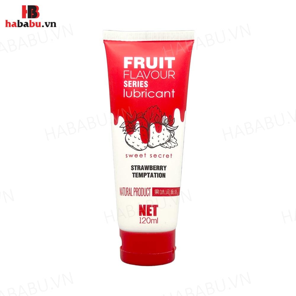Gel bôi trơn Olo Sweet Secret Fruit Flavour hương dâu 120ml chính hãng