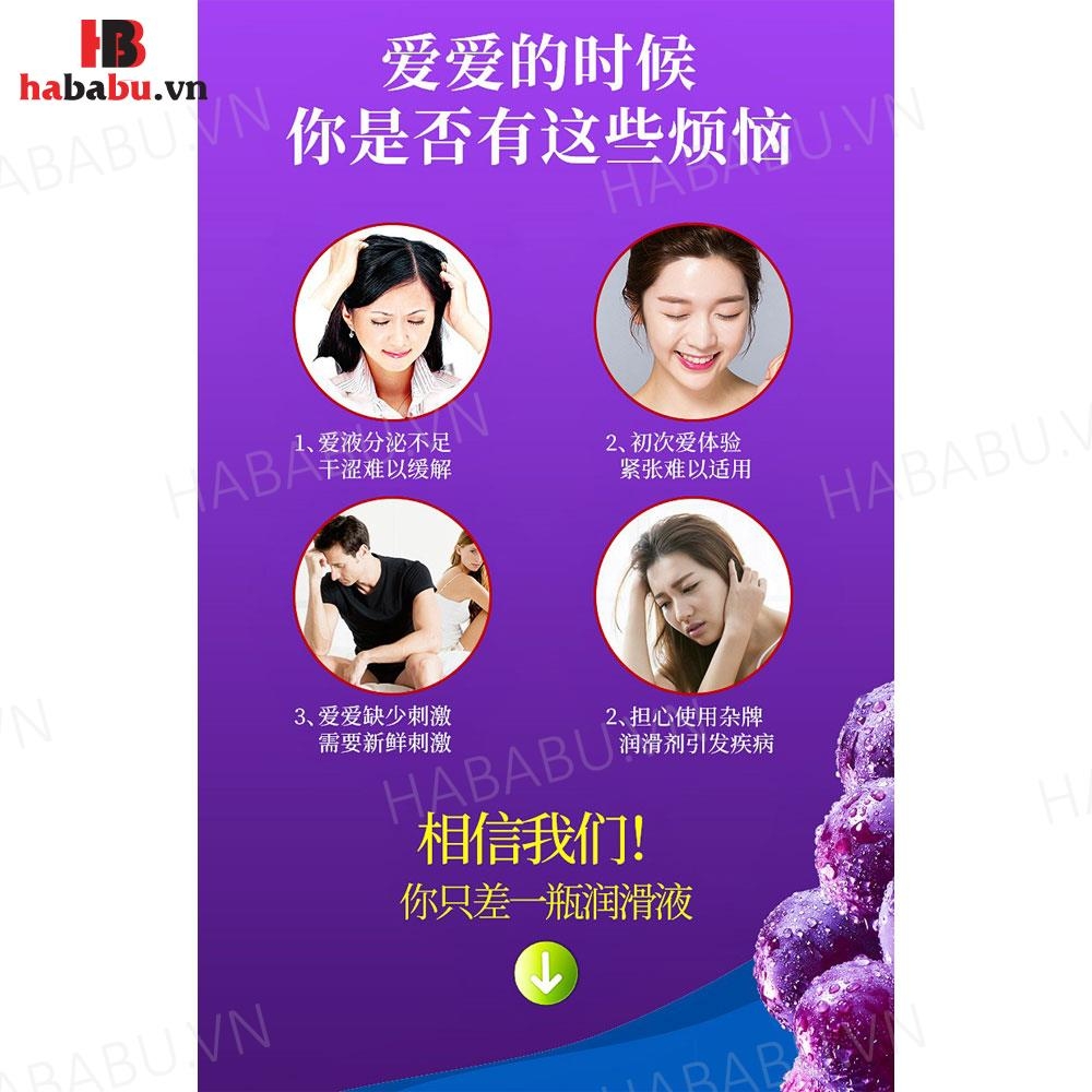 Gel bôi trơn Olo Sweet Secret Fruit Flavour hương dâu 120ml chính hãng