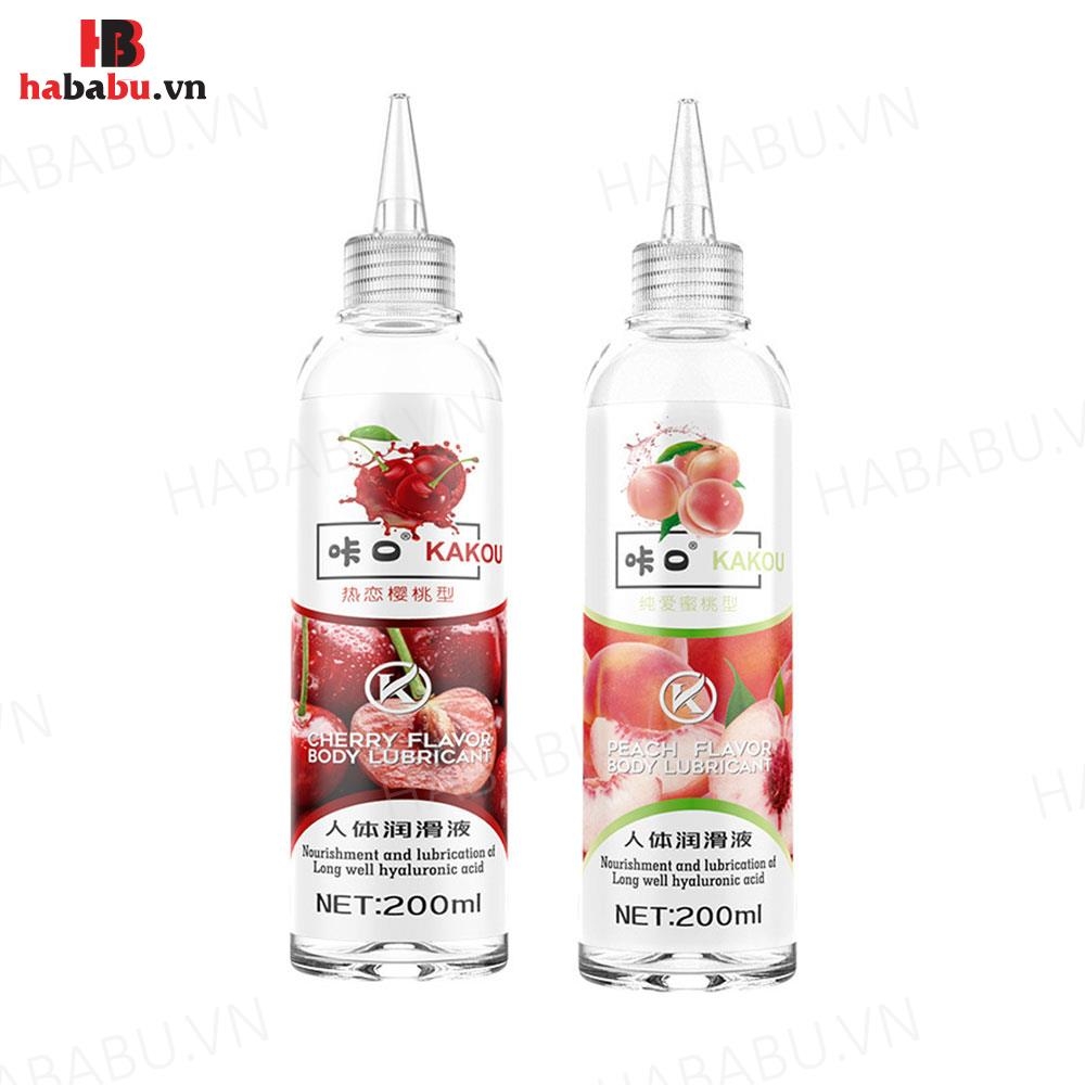 Gel bôi trơn gốc nước Kakou hương Cherry 200ml chính hãng