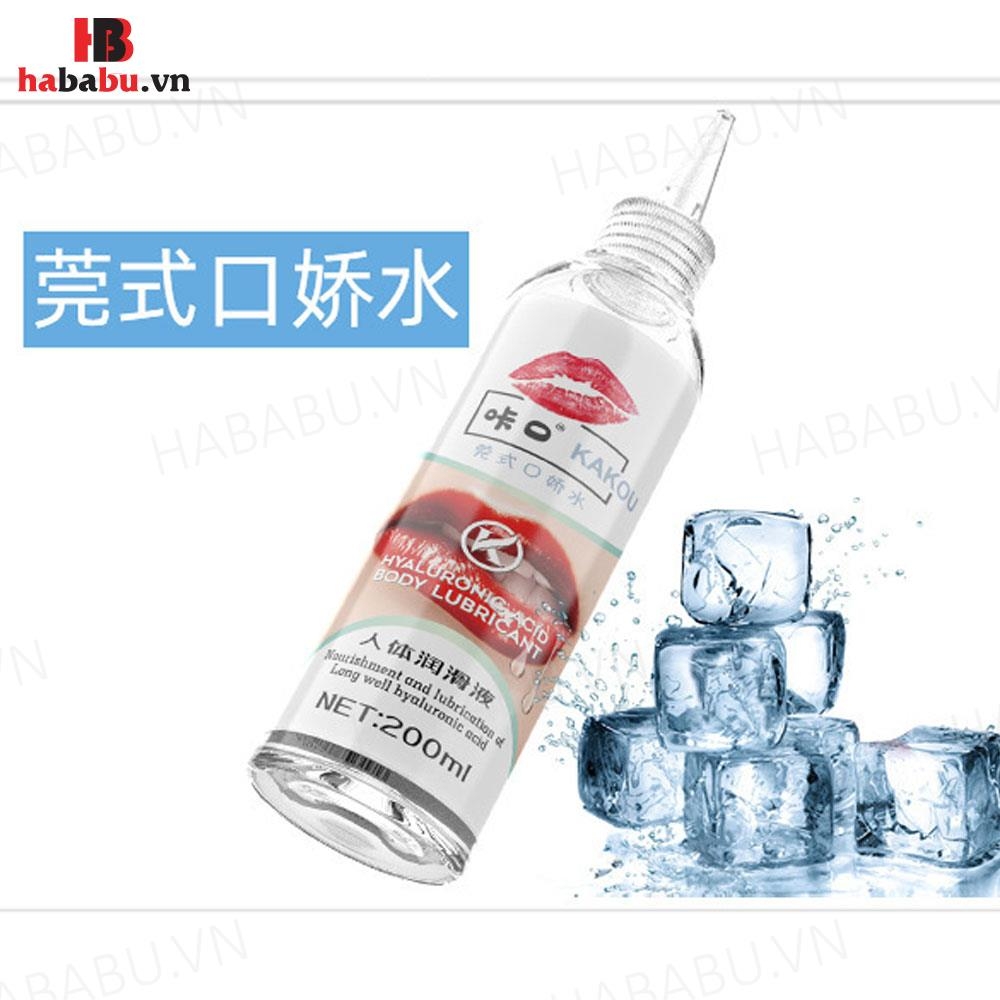 Gel bôi trơn gốc nước dưỡng ẩm Kakou Son Môi 200ml chính hãng