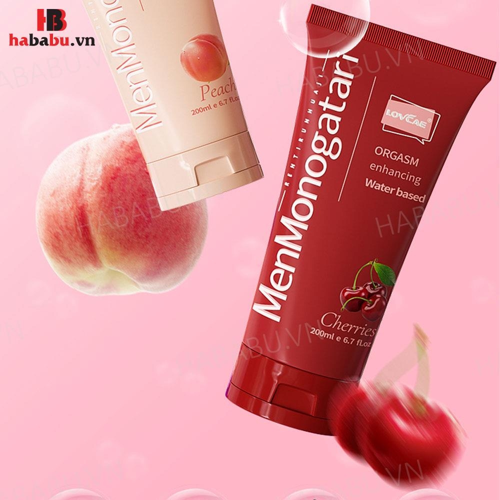 Gel bôi trơn hậu môn Lovcave Monogatari hương Cherry 200ml chính hãng