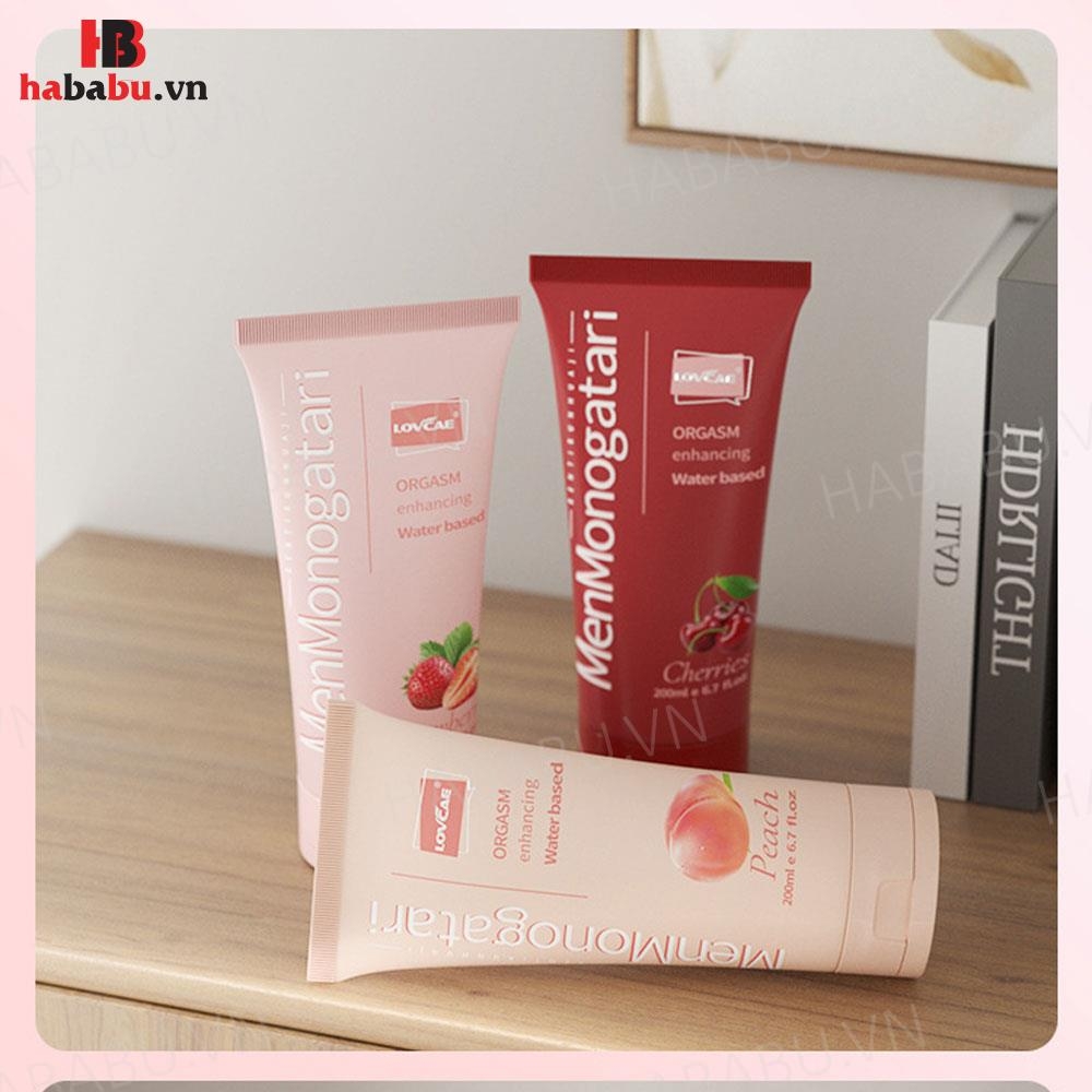 Gel bôi trơn hậu môn Lovcave Monogatari hương Đào 200ml chính hãng