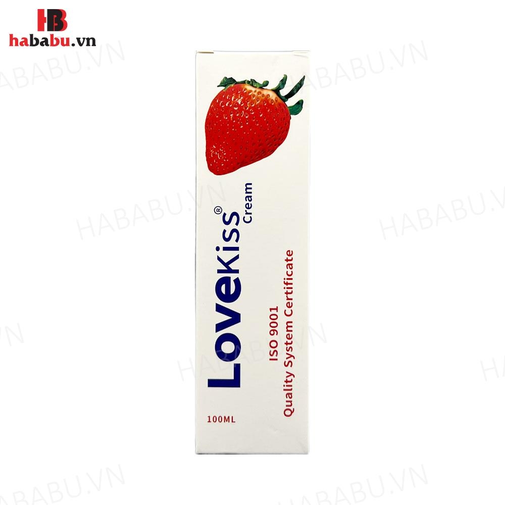 Gel bôi trơn hương dâu Love Kiss Strawberry chai 100ml chính hãng