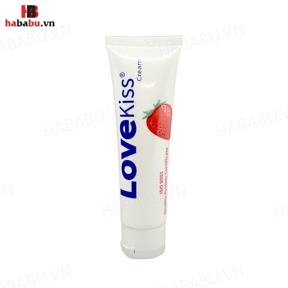 Gel bôi trơn hương dâu Love Kiss Strawberry chai 100ml chính hãng