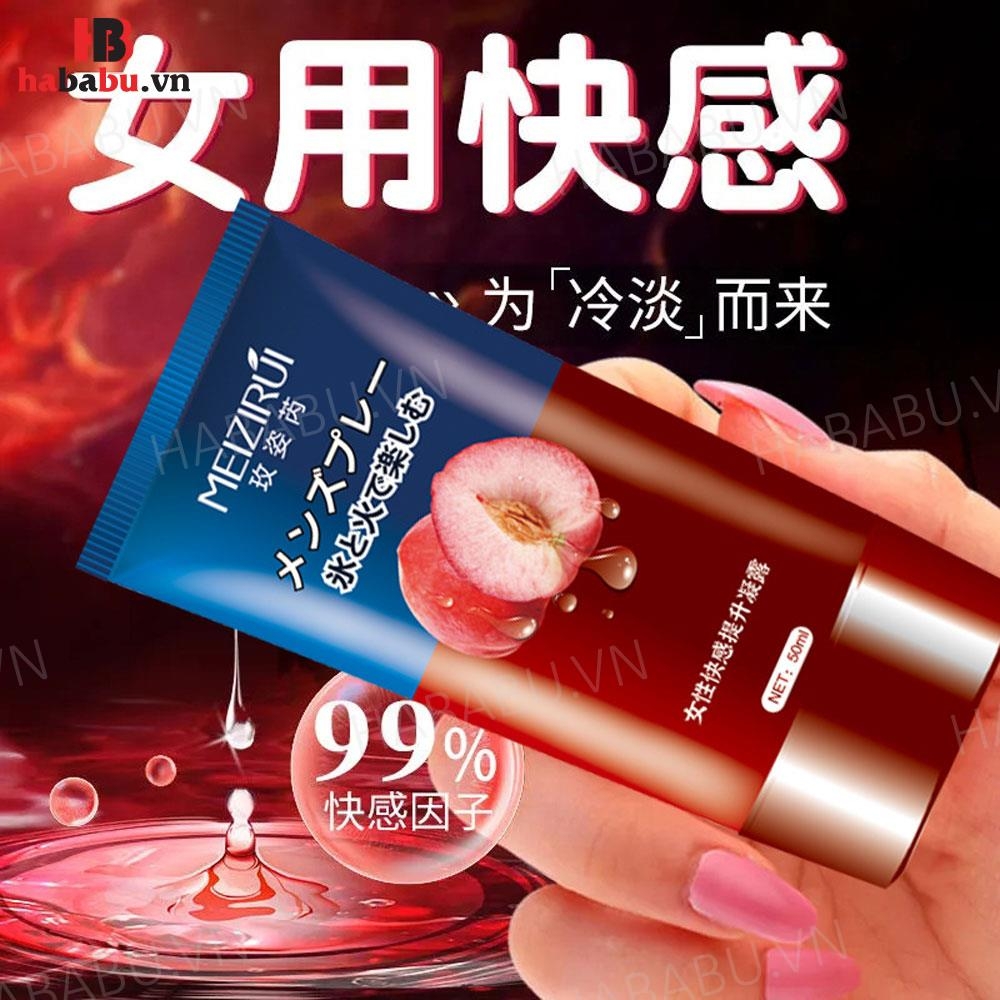 Gel bôi trơn Meizirui Quả Đào 50ml tăng khoái cảm chính hãng