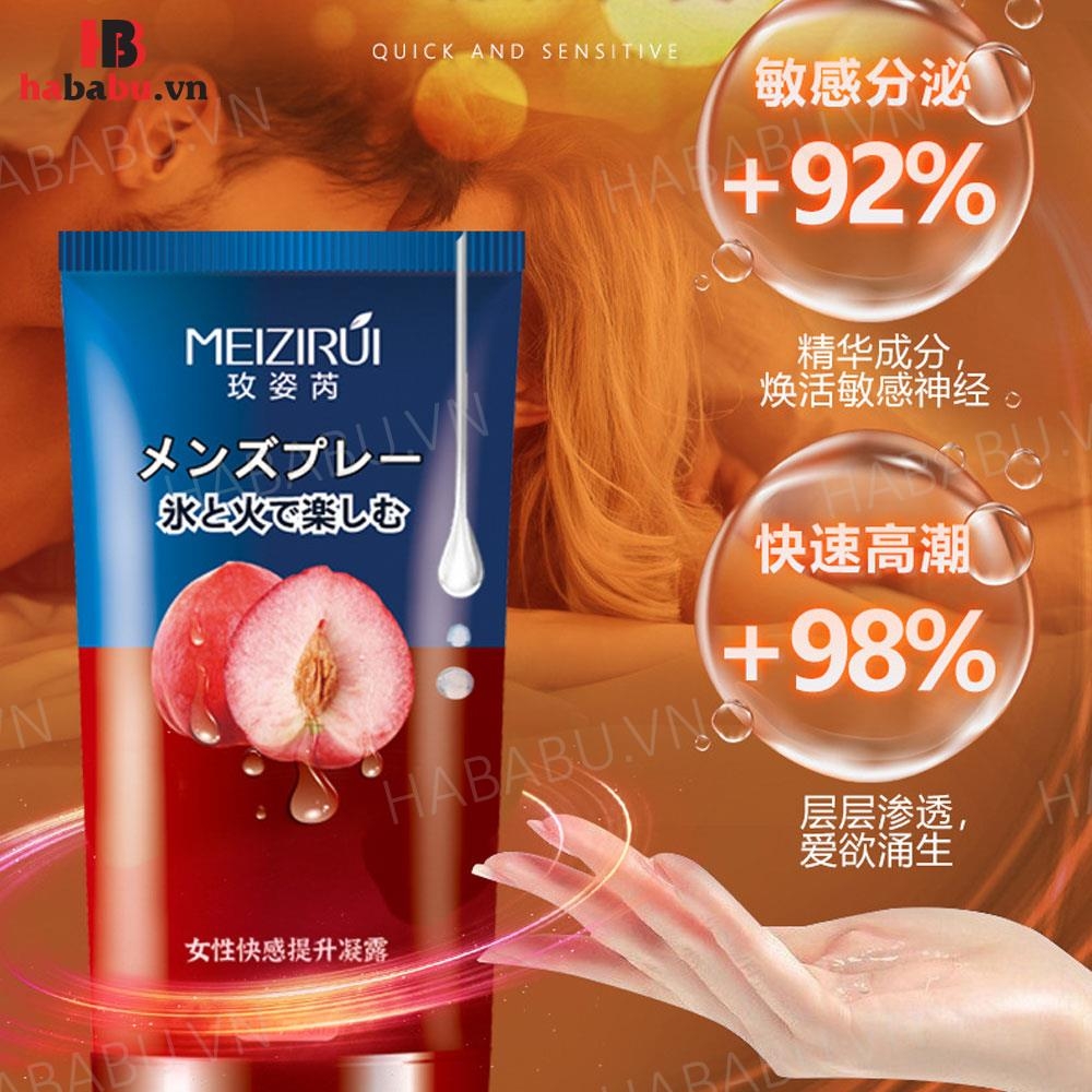 Gel bôi trơn Meizirui Quả Đào 50ml tăng khoái cảm chính hãng
