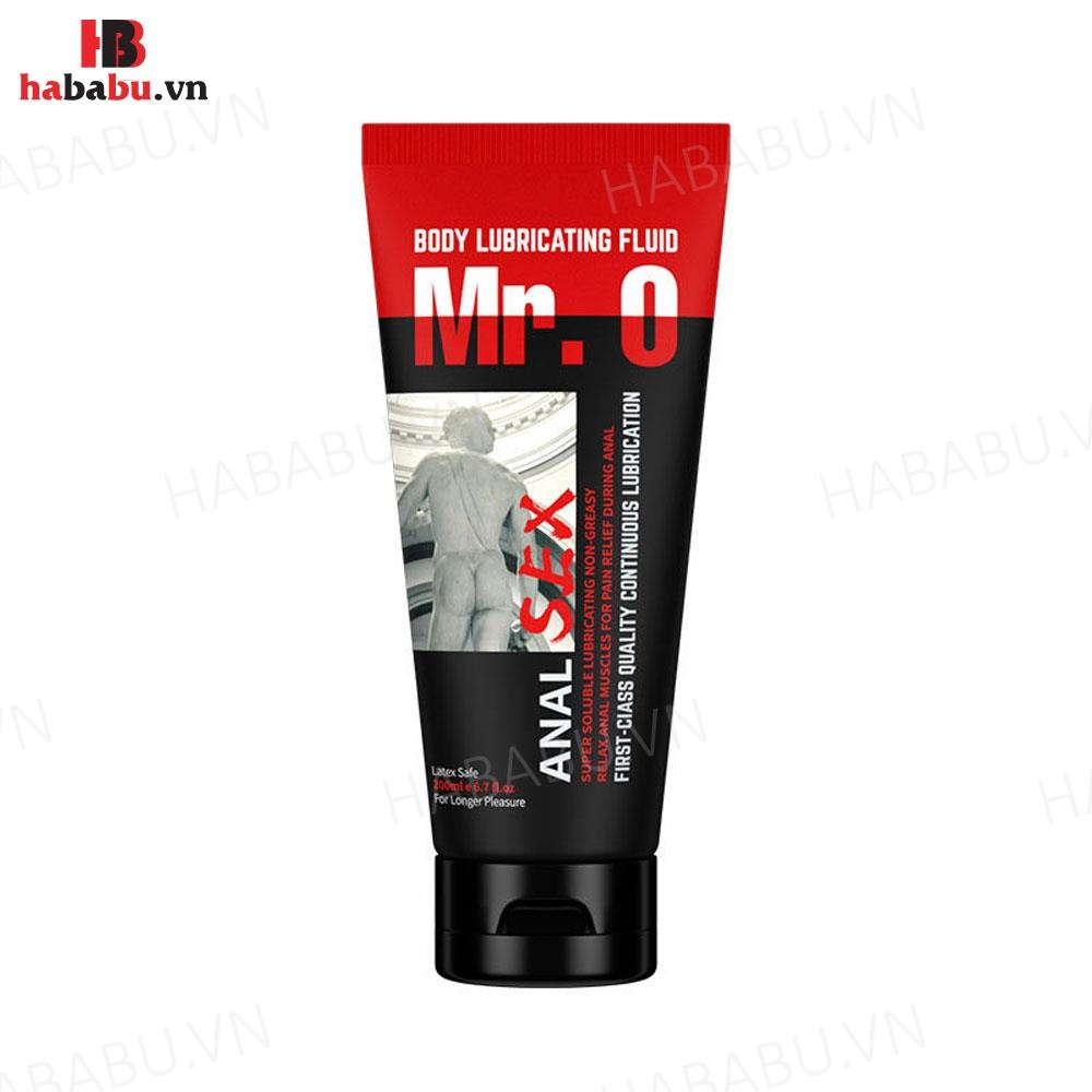 Gel bôi trơn hậu môn Mr. O Body Lubricating Fluid 200ml chính hãng