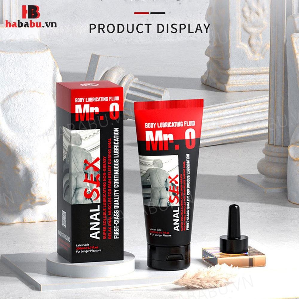 Gel bôi trơn hậu môn Mr. O Body Lubricating Fluid 200ml chính hãng