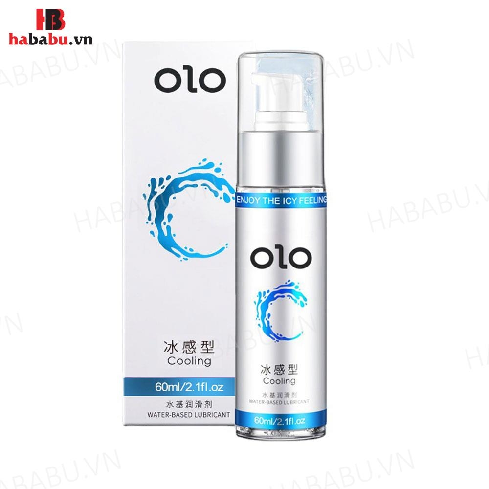 Gel bôi trơn tinh chất bạc hà Olo Cooling 60ml chính hãng