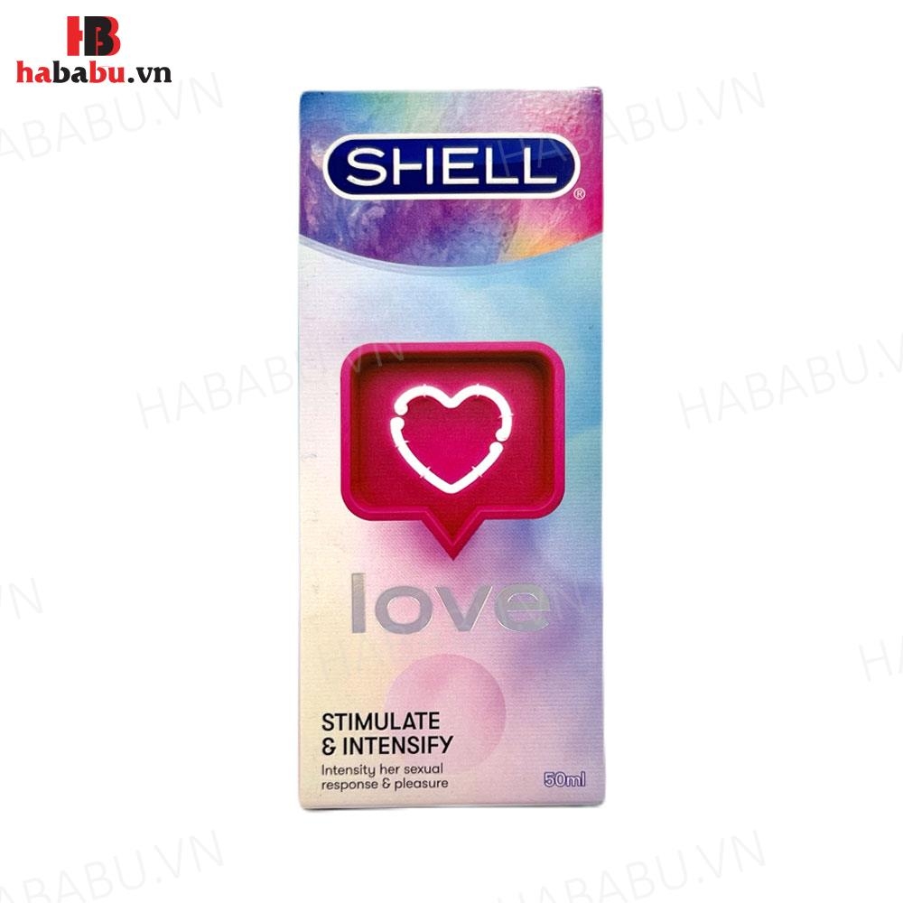Gel bôi trơn tăng khoái cảm nữ Shell Love 50ml chính hãng