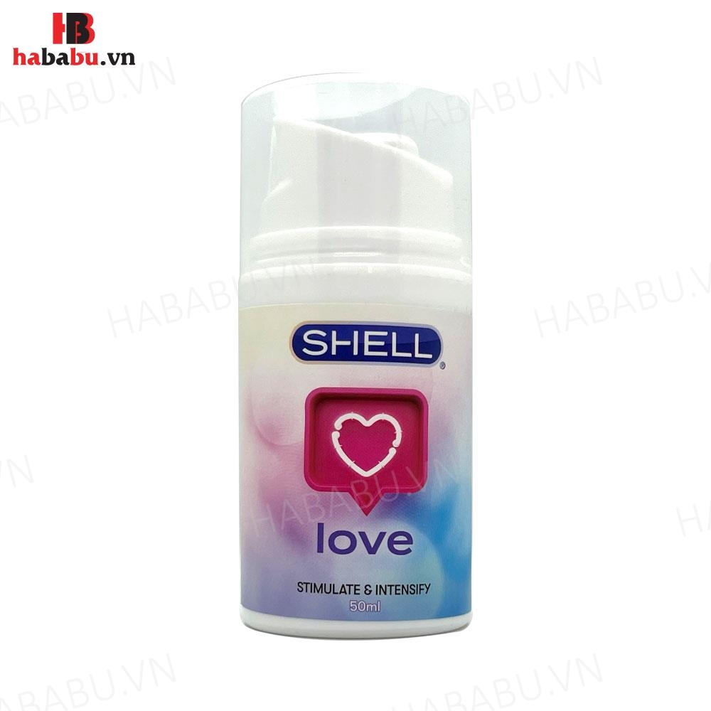 Gel bôi trơn tăng khoái cảm nữ Shell Love 50ml chính hãng