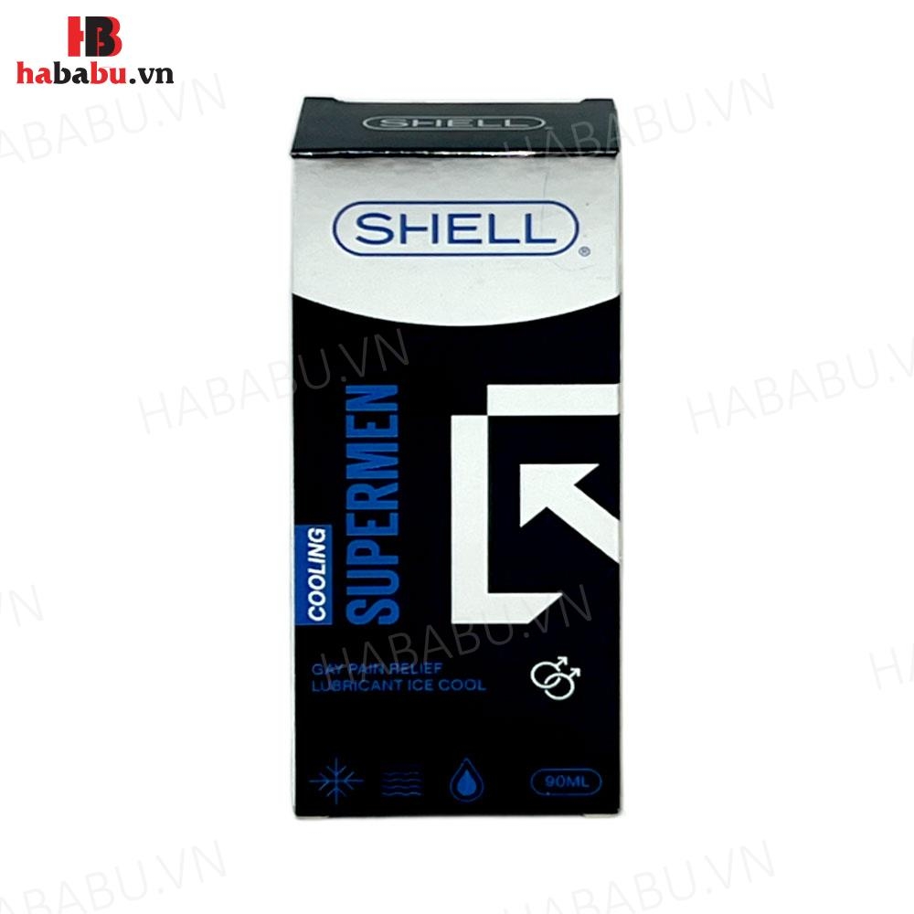 Gel bôi trơn hậu môn Shell Supermen Cooling 90ml chính hãng
