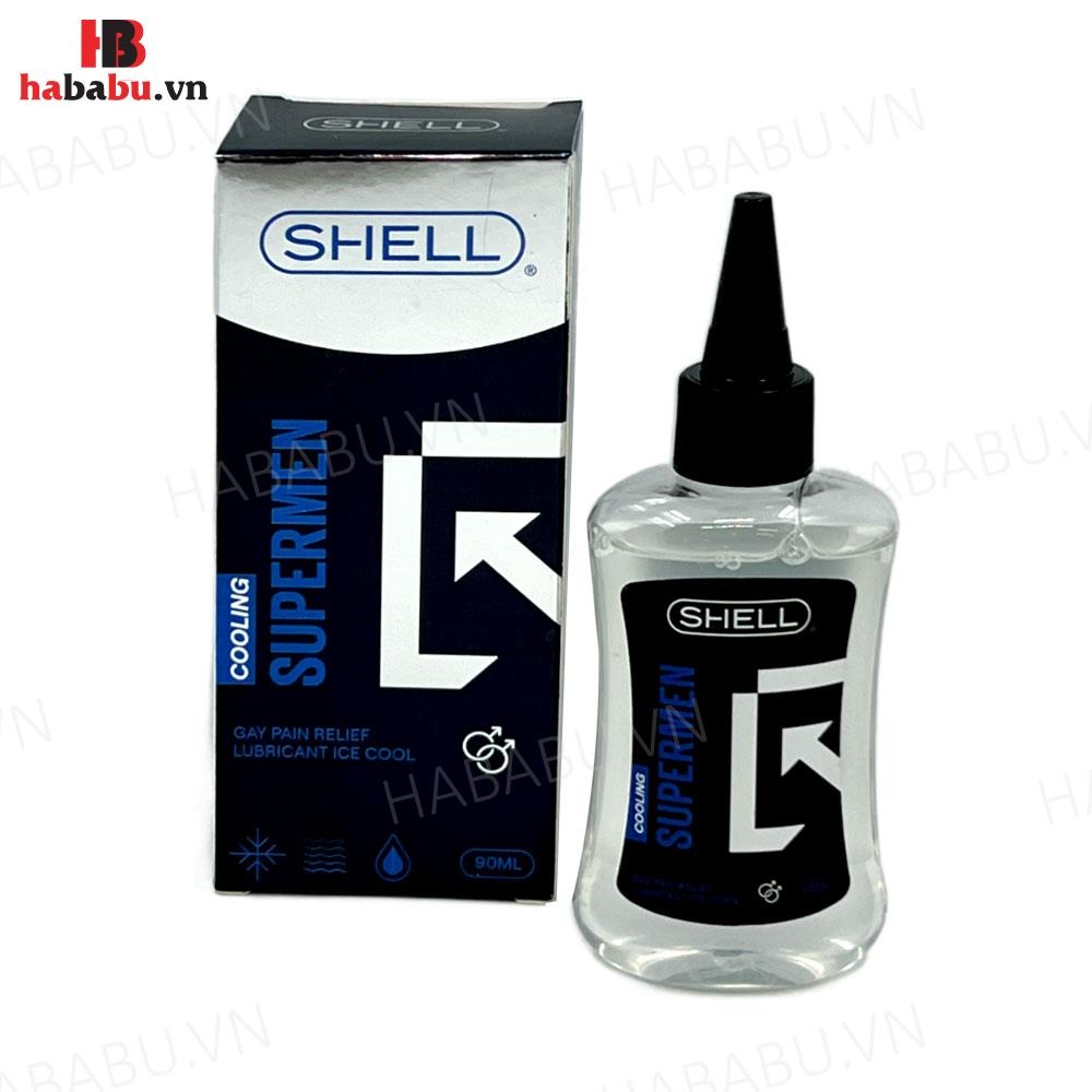 Gel bôi trơn hậu môn Shell Supermen Cooling 90ml chính hãng